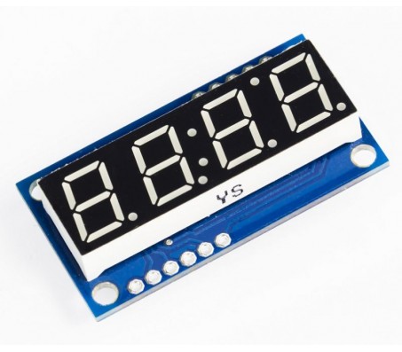 4-Digit Serial LED Display - YELLOW Digit