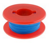Wrapping Wire - AWG30 Solid Core - Blue 50m