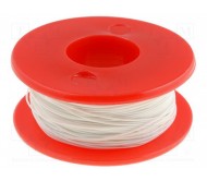 Wrapping Wire - AWG30 Solid Core - White 50m