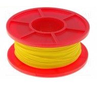 Wrapping Wire - AWG30 Solid Core - Yellow 50m