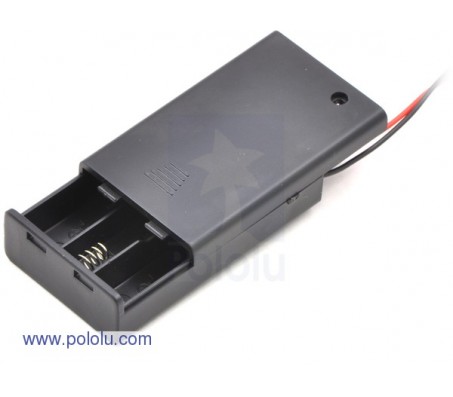 3-AAA Battery Holder, Enclosed with Switch