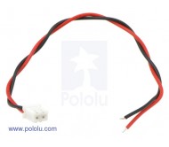 2-Pin Female JST XH-Style Cable 6" (15cm)