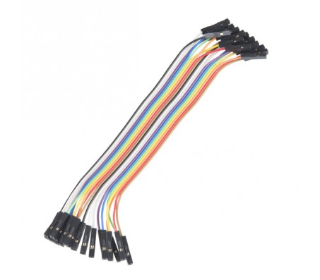 Jumper Wires - Connected 15cm (F/F, 20 pack)