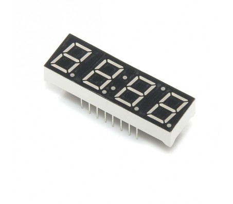 4-Digit 7-Segment Display - Blue