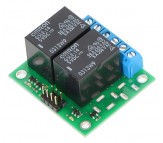 Basic 2-Channel SPDT Relay Carrier with 12VDC Relays (Assembled)