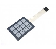 Sealed Membrane 3 x 4 Button Pad with Sticker
