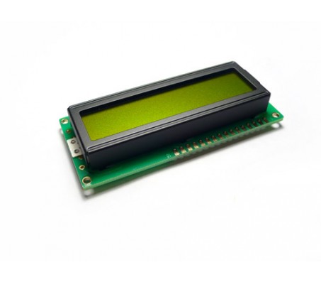 LCD 16x2 Characters - Green Yellow Back Light