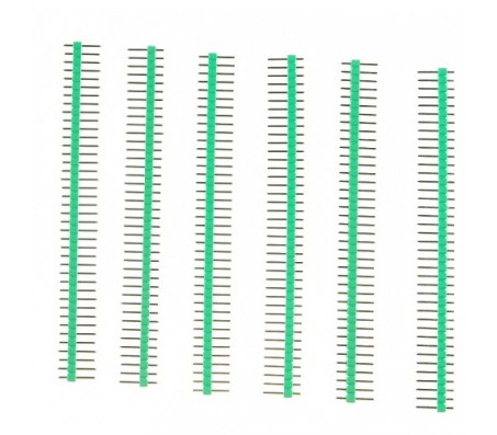 1 x 40 Pin Header - Straight (Green)
