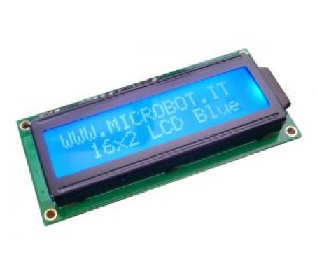 16x2 Character LCD Blue LED Backlight